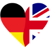 Germany Great Britain Heart