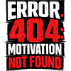 404-Motivation Not Found Minimalist