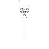 Lama mit fragendem Blick