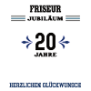 Hairdresser 20th anniversary Twentieth anniversary