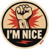 I’m Nice Fäuste-Statement