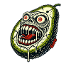 Spooky Monster Avocado