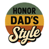Father's Style Retro Circle