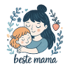 Beste Mama Umarmung
