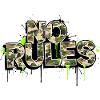 No Rules Camouflage Graffiti