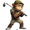 Monkey Golf / Golfeur Monkey