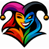 Cheerful Jester Heart