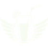 Wing cocktail with lemon slice