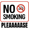 No Smoking Please, Humorous Message