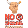 No Smoking Please, Humorous Message