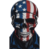 USA Totenkopf - Patriot Skull Design
