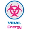 Viral Energy - Biohazard Neon Symbol
