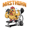 Gym BROILER Chicken Weightlifter Funny
