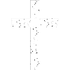 Jesus Cross White