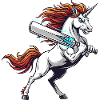 Guerriero Unicorno con fantasia di Club Energetico