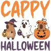 Cappy Halloween Capybaras Cute Funny Animal