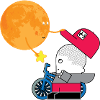 Sun Gift to Rider on Wheels