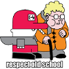 Respect Old School Retro Cartoon