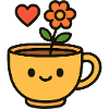 Flower Mug Smiling Mug
