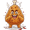 Giggling chicken breading