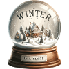 Winter Magic Snow Globe Village