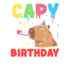 Capy Birthday Capybaras Cute Funny Animal