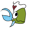 Sea Friend Fish Heart Cartoon