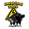 Energy Level 150% Charged Cat