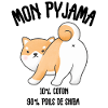 Shiba Humor Dog Pajamas