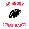 Supporter Rugby Cartouche Humour