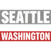 Seattle Washington Ferry Retro-Typografie-Souvenir