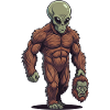 Bigfoot Alien Sasquatch UFO Science Fiction