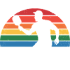 Pickleball Sunset Silhouette