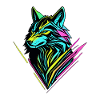 Neon Wolf – Cyber Spirit