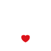 Ma Biche d'Amour Coeur Rouge