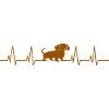 Dackel Herzschlag Hund