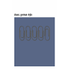 Chaos – Poster Minimalista in stile tedesco blu