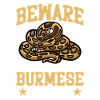 Burmesischer Python-Plüschschlangenliebhaber Reptilien-Burmeser