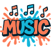 Bunte Musik Popmusik Noten
