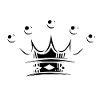 Royal Crowns Silhouette