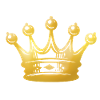 Gold Crown Silhouette
