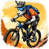 Donkey Mountain Biker / Bike Donkey