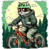 Cat Biker / Velo Kitten