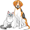 Siamese_cat_and_Foxhound_are_best_friends