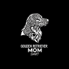 Tee Mom Golden Retriever Drawing