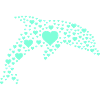 Dolphin Heart Pattern