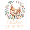 Pollo, mamma, polline, mamma, moglie del contadino, pollo per la Festa della Mamma.