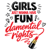 Fun-damental Rights – Doodle Feminism Saying