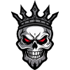 Skull Crown Skeleton King