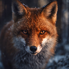 Fox scouting at dusk